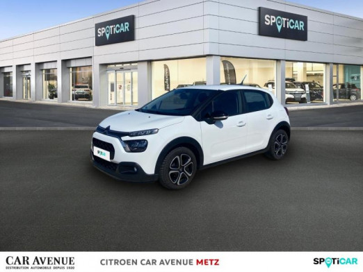Occasion CITROEN C3 1.2 PureTech 110ch S&S Feel Pack 124g 2021 Blanc Banquise (O) 10 340 € à Metz