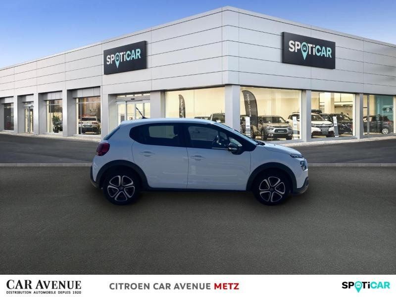 Occasion CITROEN C3 1.2 PureTech 110ch S&S Feel Pack 124g 2021 Blanc Banquise (O) 10340 € à Metz