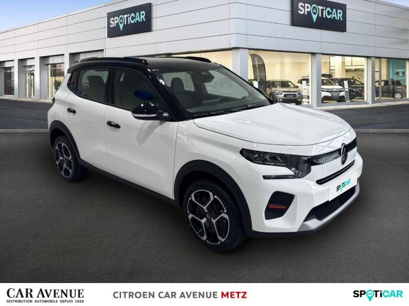 Occasion CITROEN C3 1.2 Hybride 100ch PLUS 2025 Blanc Banquise (O) - Noir Perla Nera 21570 € à Metz