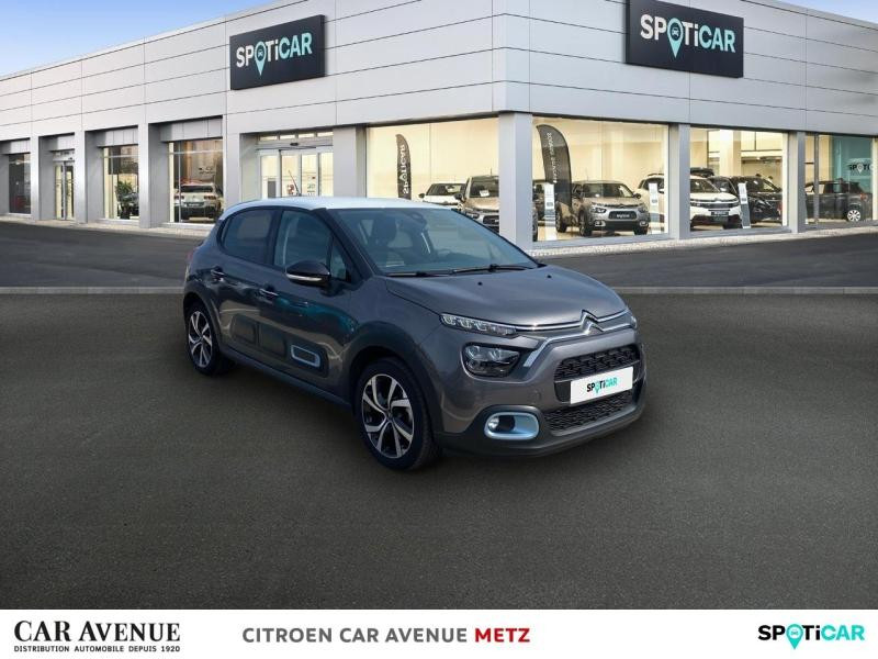 Occasion CITROEN C3 1.2 PureTech 110ch S&S ELLE 2022 Gris Platinium (M) - Blanc Opale 12890 € à Metz