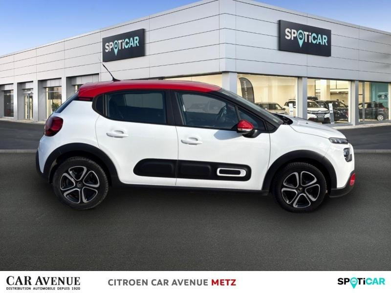Occasion CITROEN C3 1.5 BlueHDi 100ch S&S Shine Business E6.d 2022 Blanc Banquise (O) - Rouge Aden 12290 € à Metz