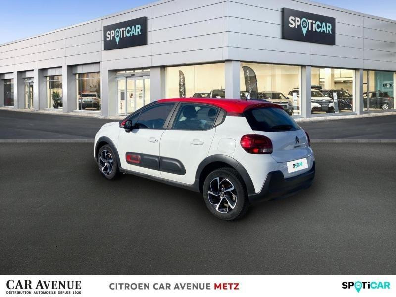 Occasion CITROEN C3 1.5 BlueHDi 100ch S&S Shine Business E6.d 2021 Blanc Banquise (O) - Rouge Aden 11640 € à Metz