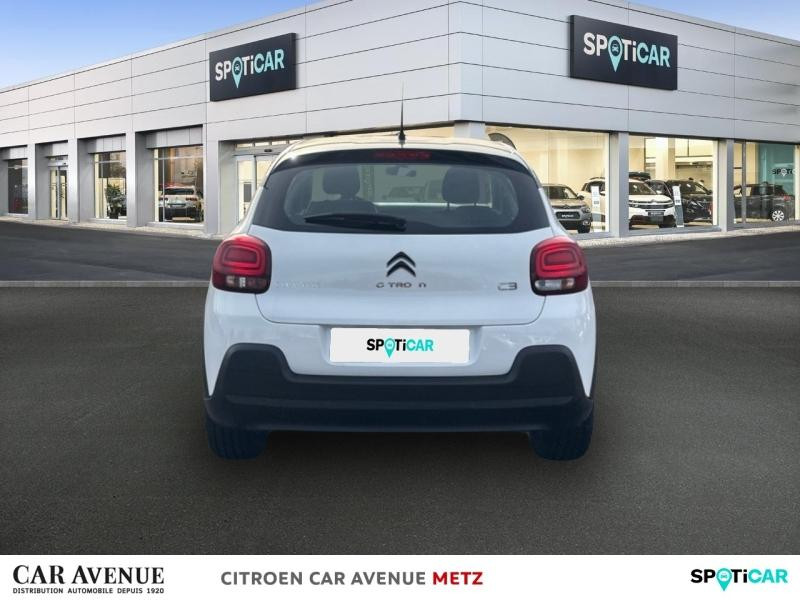 Occasion CITROEN C3 1.2 PureTech 83ch S&S Feel Pack 2021 Blanc Banquise (O) - Noir Onyx 9240 € à Metz