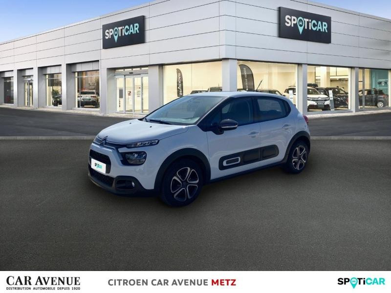 Occasion CITROEN C3 1.2 PureTech 110ch S&S Feel Pack 124g 2021 Blanc Banquise (O) 10040 € à Metz