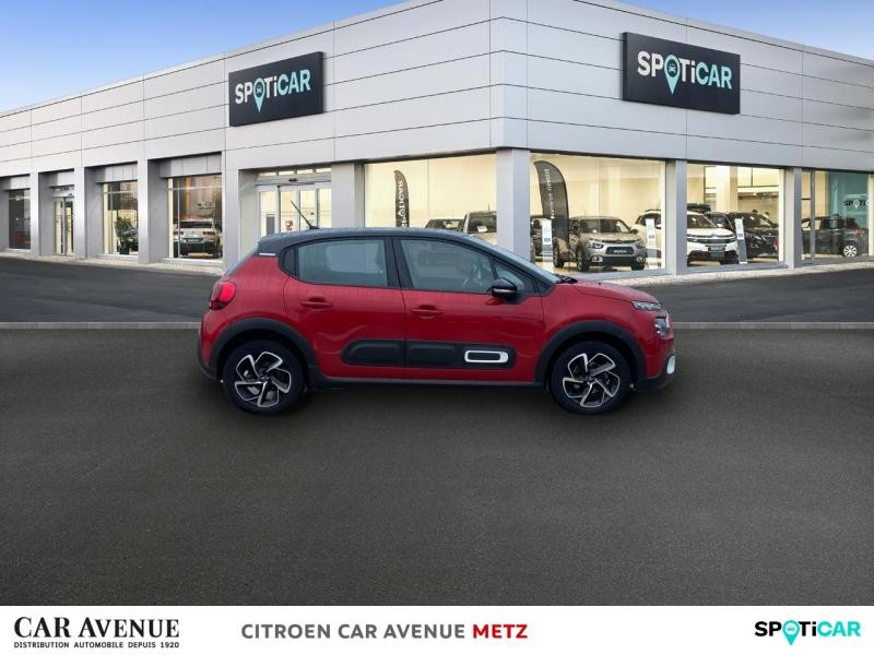 Occasion CITROEN C3 1.2 PureTech 110ch S&S Shine 2020 Rouge Elixir (S) - Noir Onyx 10290 € à Metz