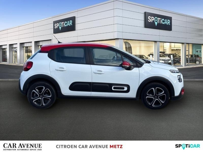 Occasion CITROEN C3 1.5 BlueHDi 100ch S&S Shine Business E6.d 2022 Blanc Banquise (O) - Rouge Aden 12240 € à Metz