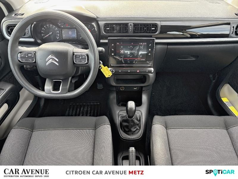 Occasion CITROEN C3 1.2 PureTech 83ch S&S Feel Pack 2021 Blanc Banquise (O) - Noir Onyx 9240 € à Metz