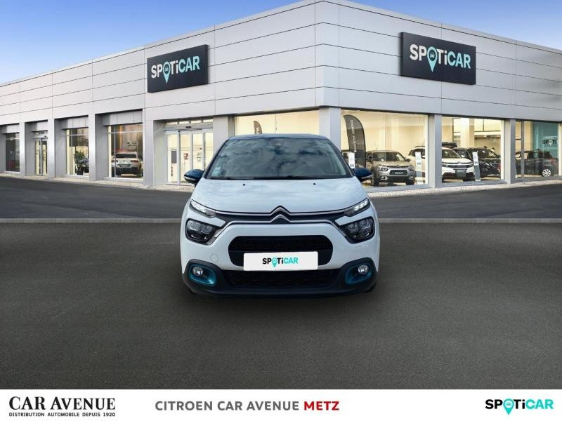 Occasion CITROEN C3 1.2 PureTech 110ch S&S Shine Pack  EAT6 2021 Blanc Banquise (O) - Bleu Emeraude 12890 € à Metz