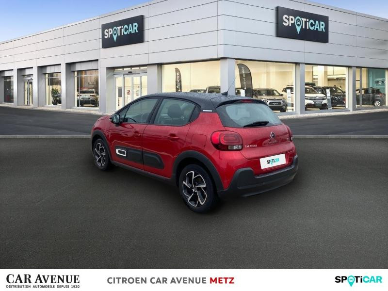 Occasion CITROEN C3 1.2 PureTech 110ch S&S Shine 2020 Rouge Elixir (S) - Noir Onyx 10290 € à Metz