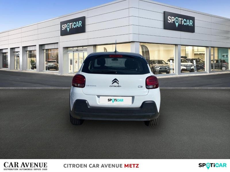 Occasion CITROEN C3 1.2 PureTech 83ch S&S Feel Pack 2021 Blanc Banquise (O) - Noir Onyx 9940 € à Metz