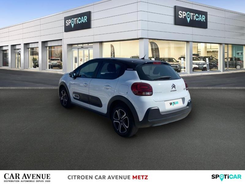 Occasion CITROEN C3 1.2 PureTech 83ch S&S Feel Pack 2021 Blanc Banquise (O) - Noir Onyx 9940 € à Metz