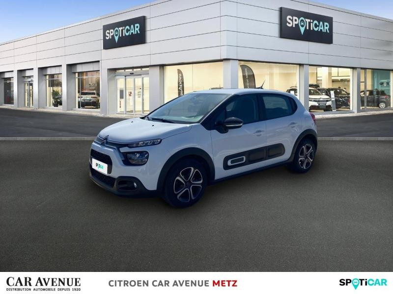 Occasion CITROEN C3 1.2 PureTech 110ch S&S Feel Pack 124g 2021 Blanc Banquise (O) 10290 € à Metz