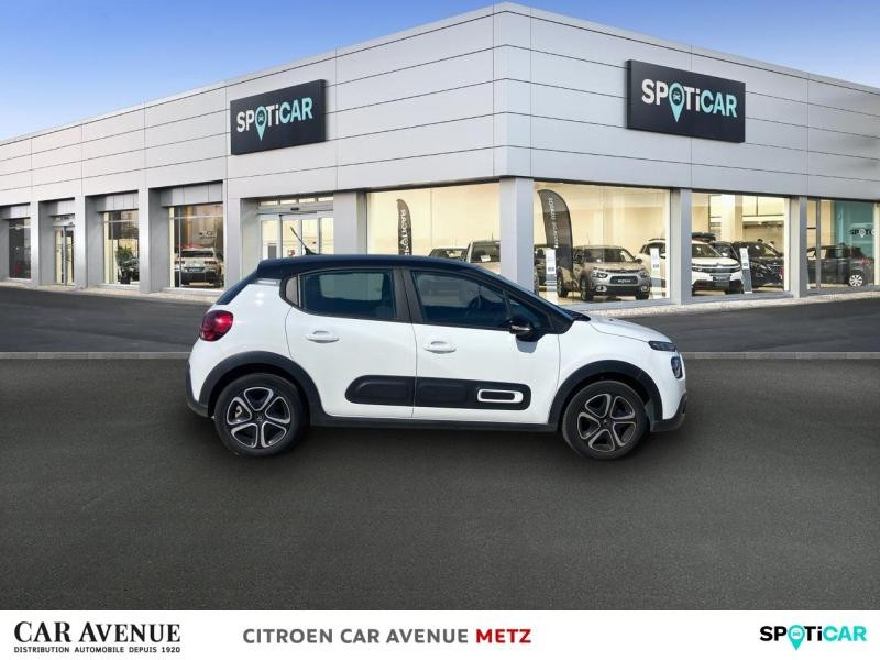 Occasion CITROEN C3 1.2 PureTech 83ch S&S Feel Pack 2021 Blanc Banquise (O) - Noir Onyx 9940 € à Metz