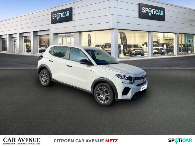 Occasion CITROEN C3 Electrique 113ch, autonomie confort, YOU 2024 Blanc Banquise (O) 17790 € à Metz