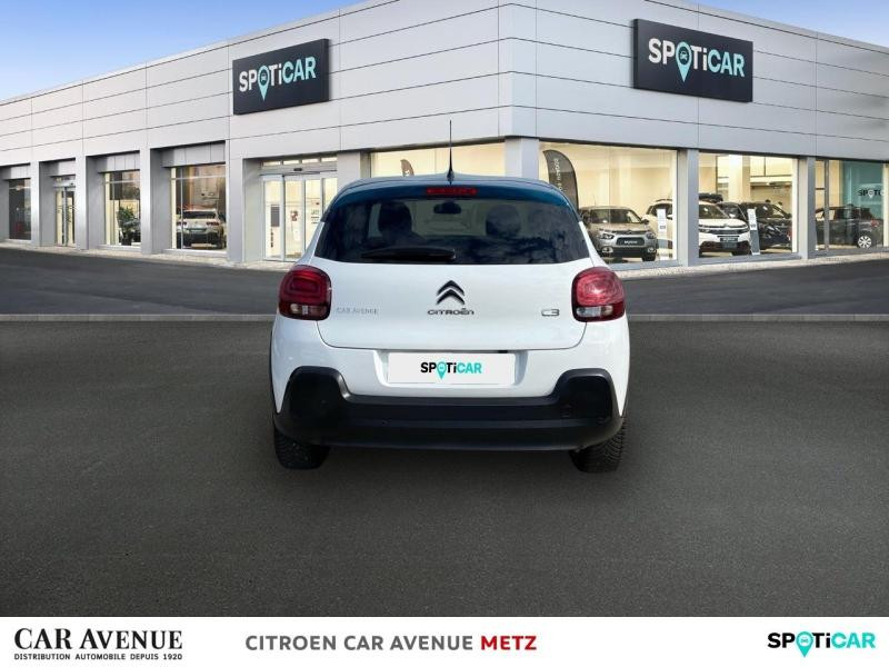 Used CITROEN C3 1.2 PureTech 110ch S&S Shine Pack  EAT6 2021 Blanc Banquise (O) - Bleu Emeraude € 12890 in Metz