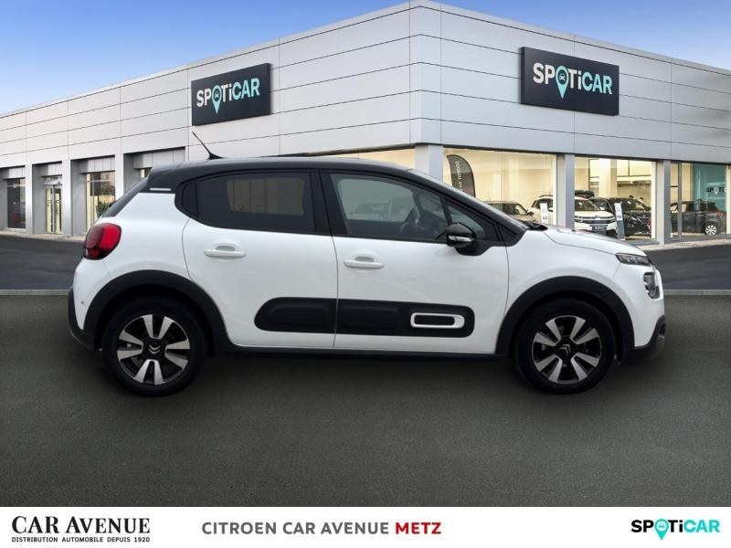 Used CITROEN C3 1.2 PureTech 110ch S&S Shine EAT6 2020 Blanc Banquise (O) - Noir Onyx € 11990 in Metz