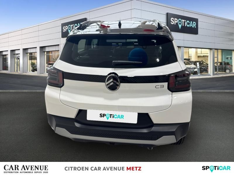 Occasion CITROEN C3 1.2 Hybride 100ch PLUS 2025 Blanc Banquise (O) - Noir Perla Nera 21570 € à Metz
