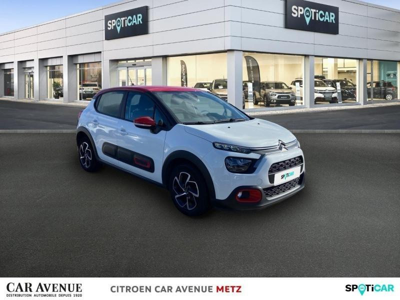 Occasion CITROEN C3 1.5 BlueHDi 100ch S&S Shine Business E6.d 2021 Blanc Banquise (O) - Rouge Aden 11640 € à Metz