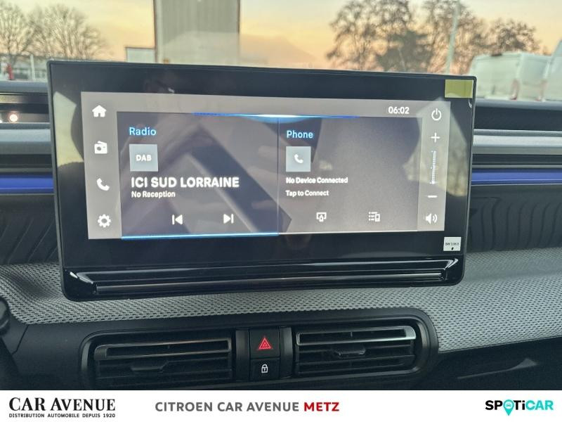 Occasion CITROEN C3 1.2 Hybride 100ch PLUS 2025 Blanc Banquise (O) - Noir Perla Nera 21570 € à Metz