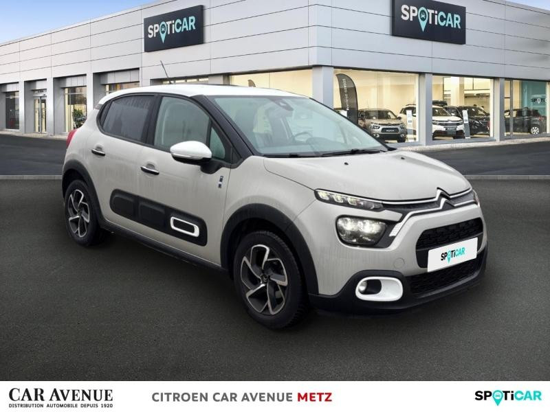Occasion CITROEN C3 1.2 PureTech 110ch S&S Saint James 121g 2021 Sable (N) - Blanc Opale 10990 € à Metz