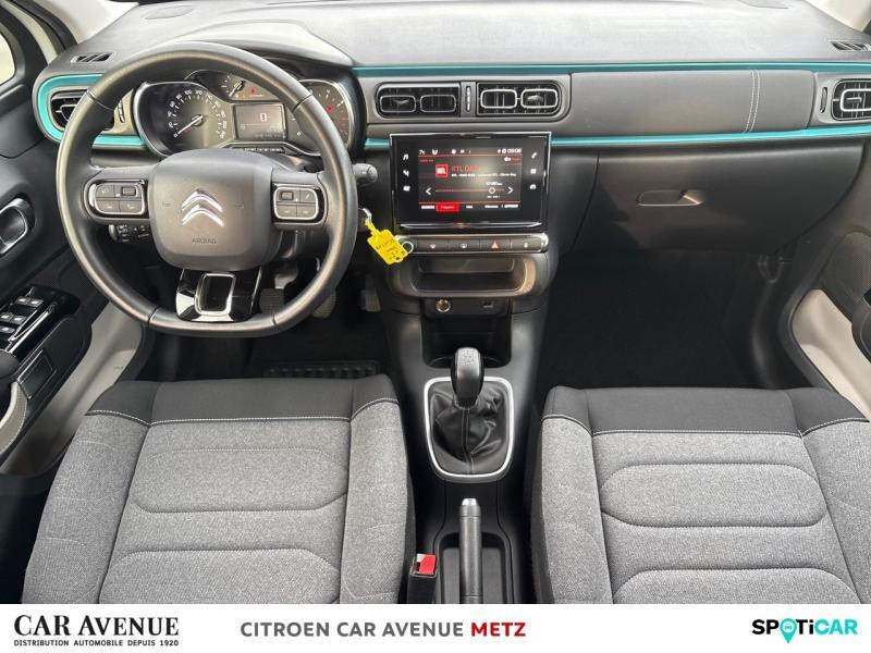 Used CITROEN C3 1.2 PureTech 83ch S&S Feel Pack 2020 Blanc Banquise (O) - Bleu Emeraude € 9890 in Metz