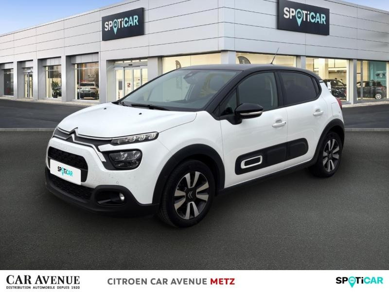 Used CITROEN C3 1.2 PureTech 110ch S&S Shine EAT6 2020 Blanc Banquise (O) - Noir Onyx € 11990 in Metz