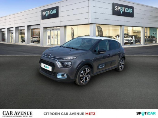 Used CITROEN C3 1.2 PureTech 110ch S&S ELLE 2022 Gris Platinium (M) - Blanc Opale € 12,890 in Metz