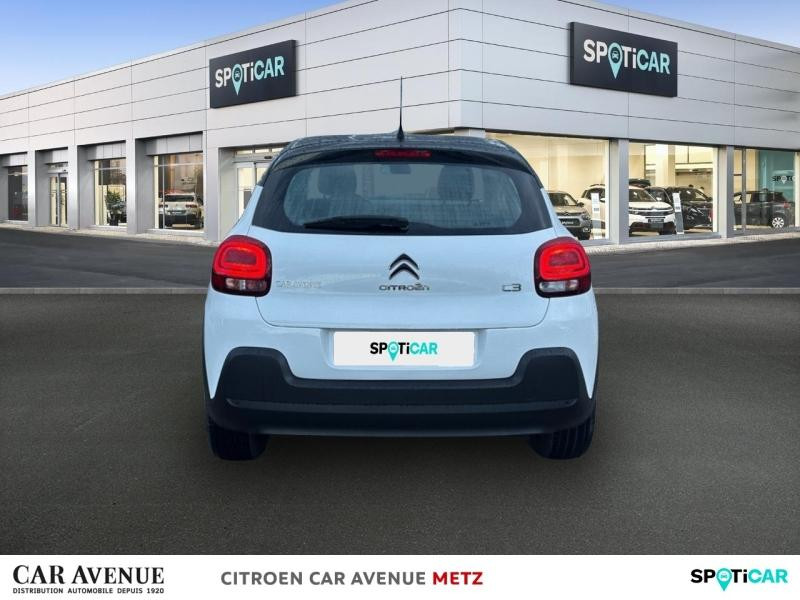 Occasion CITROEN C3 1.2 PureTech 83ch S&S Feel Pack 2021 Blanc Banquise (O) 10740 € à Metz