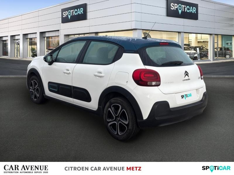 Used CITROEN C3 1.2 PureTech 83ch S&S Feel Pack 2020 Blanc Banquise (O) - Bleu Emeraude € 9890 in Metz