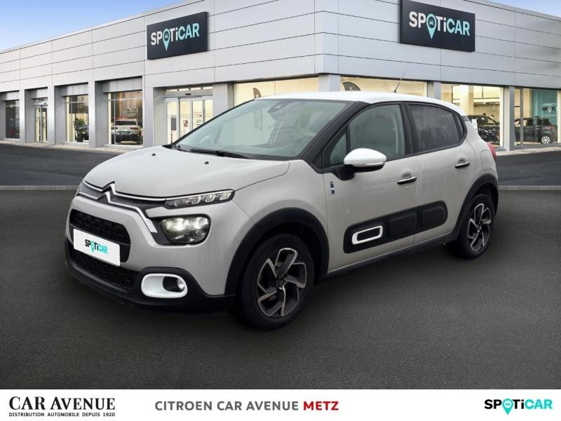 Occasion CITROEN C3 1.2 PureTech 110ch S&S Saint James 121g 2021 Sable (N) - Blanc Opale 10990 € à Metz