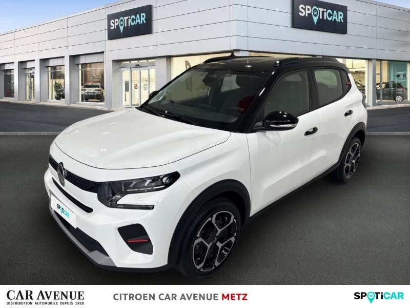 Occasion CITROEN C3 1.2 Hybride 100ch PLUS 2025 Blanc Banquise (O) - Noir Perla Nera 21570 € à Metz