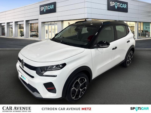 Occasion CITROEN C3 1.2 Hybride 100ch PLUS 2025 Blanc Banquise (O) - Noir Perla Nera 21 570 € à Metz