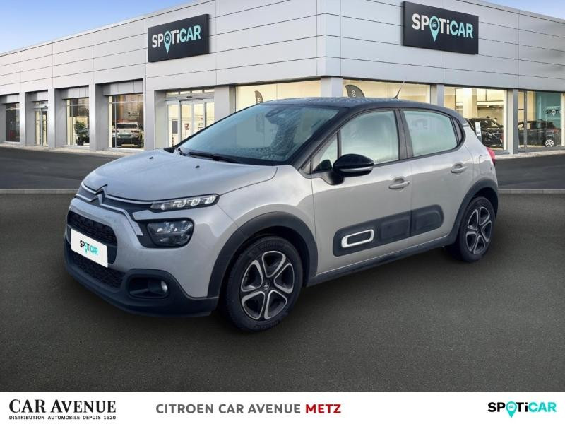 Occasion CITROEN C3 1.2 PureTech 110ch S&S Feel Pack 124g 2021 Sable (N) - Blanc Opale 10540 € à Metz