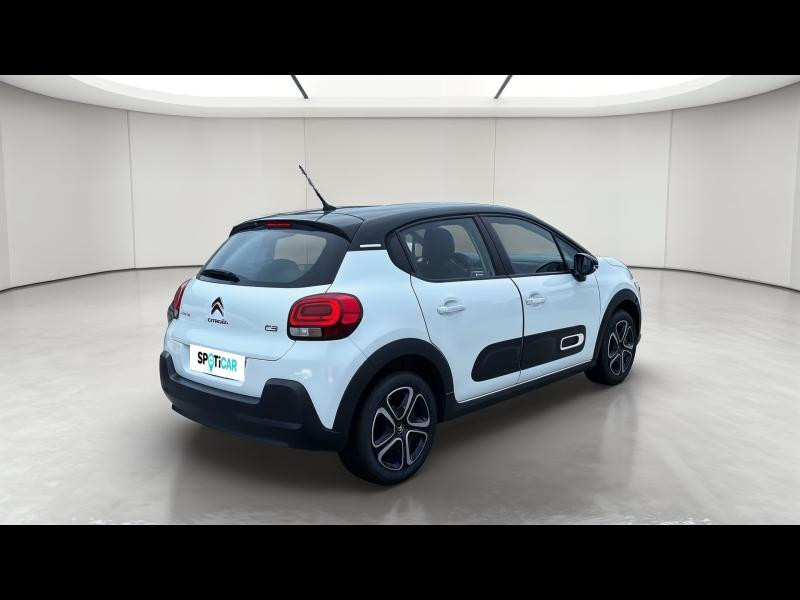 Used CITROEN C3 1.2 PureTech 83ch S&S Feel Pack 2021 Blanc Banquise (O) - Noir Onyx € 10990 in Metz