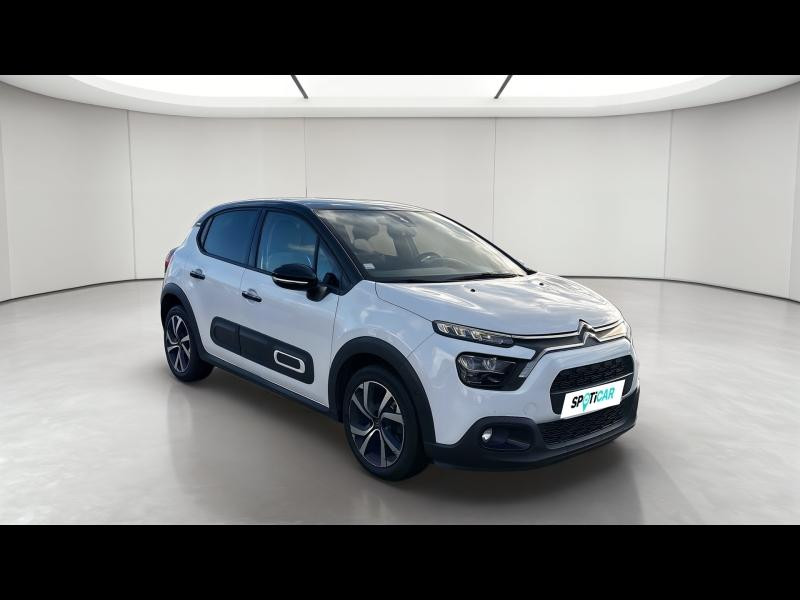 Occasion CITROEN C3 1.2 PureTech 110ch S&S Shine Pack  EAT6 2021 Blanc Banquise (O) - Noir Onyx 13390 € à Metz