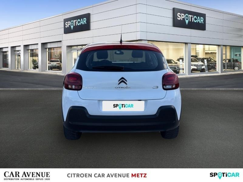 Occasion CITROEN C3 1.5 BlueHDi 100ch S&S Shine Business E6.d 2021 Blanc Banquise (O) - Rouge Aden 12290 € à Metz
