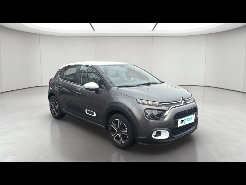 Occasion CITROEN C3 1.2 PureTech 110ch S&S Feel Pack 120-121g 2022 Gris Platinium (M) - Blanc Opale 11590 € à Metz