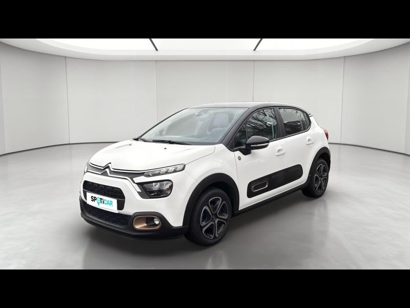 Occasion CITROEN C3 1.2 PureTech 83ch S&S C-Series 123g 2023 Blanc Banquise (O) - Noir Perla Nera 12290 € à Metz