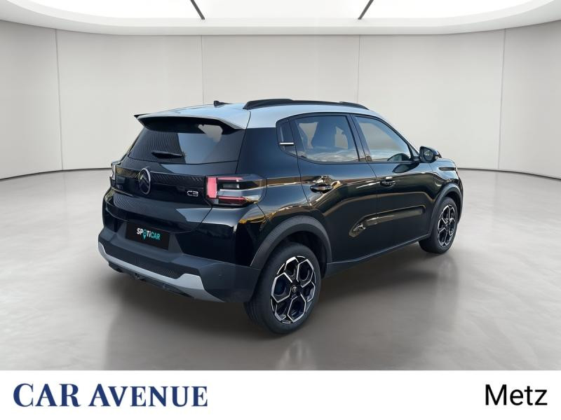 Occasion CITROEN C3 1.2 Turbo 100ch MAX 2025 Noir Perla Nera (N) - Blanc Opale 18190 € à Metz