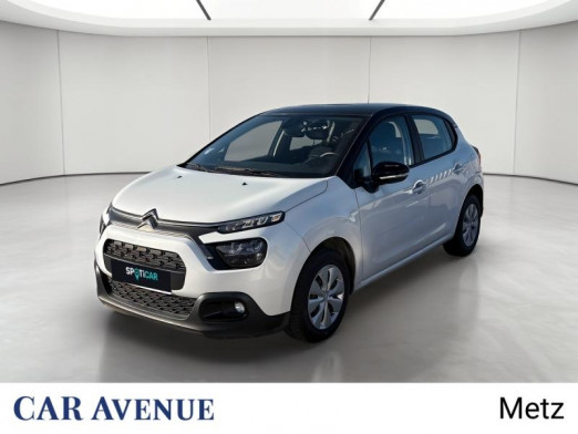 Occasion CITROEN C3 1.2 PureTech 83ch S&S Feel Business 2021 Blanc Banquise (O) - Noir Onyx 10 190 € à Metz
