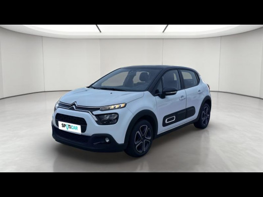 Used CITROEN C3 1.2 PureTech 83ch S&S Feel Pack 2021 Blanc Banquise (O) - Noir Onyx € 9,190 in Metz