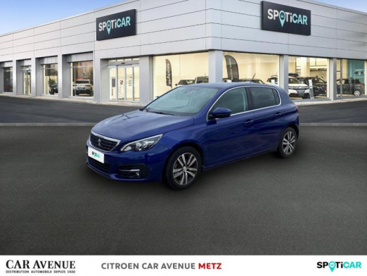 Used PEUGEOT 308 1.2 PureTech 130ch E6.3 S&S Allure 2019 Bleu Magnetic € 9,690 in Metz