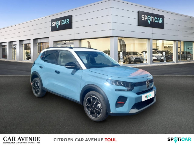 Occasion CITROEN C3 1.2 PureTech 100ch MAX 2024 Bleu Monte Carlo (O) - Toit Blanc Opale 18790 € à Toul