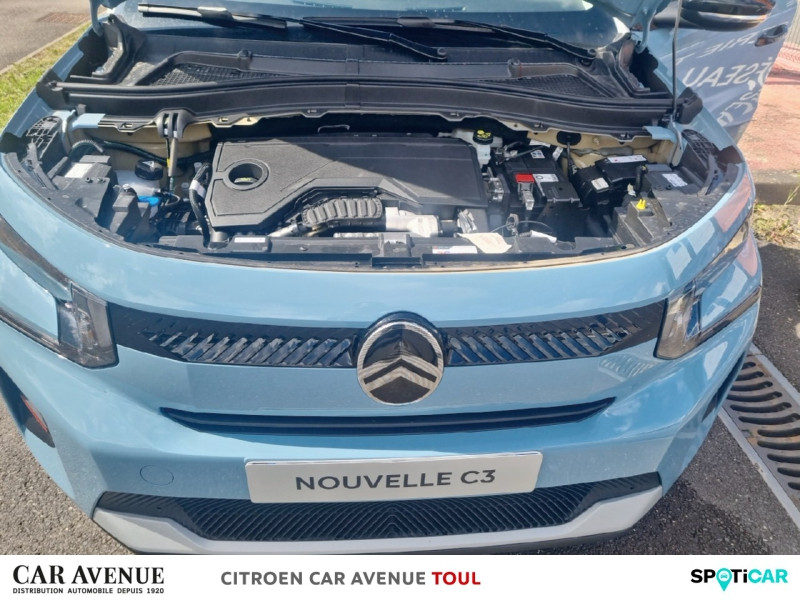 Occasion CITROEN C3 1.2 PureTech 100ch MAX 2024 Bleu Monte Carlo (O) - Toit Blanc Opale 18790 € à Toul