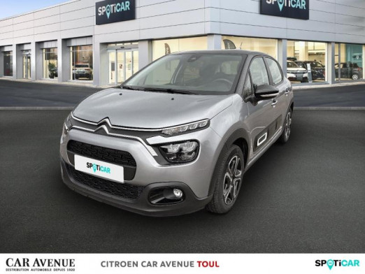 Occasion CITROEN C3 1.2 PureTech 83ch S&S PLUS 2024 Gris Acier (M) - Noir Perla Nera 13 800 € à Toul
