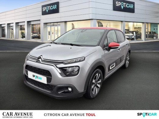 Occasion CITROEN C3 1.2 PureTech 83ch S&S Shine 2024 Gris Acier (M) - Rouge Aden 13 990 € à Toul