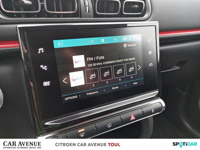 Used CITROEN C3 PureTech 110ch Shine S&S E6.d-TEMP 2018 Blanc Banquise - Noir Onyx € 9890 in Toul
