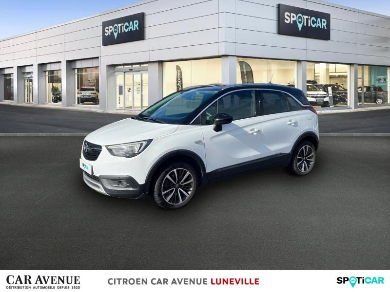 Occasion OPEL Crossland X 1.2 Turbo 110ch Design 120 ans BVA Euro 6d-T 2019 Blanc Glacier/Toit Noir Profond 12990 € à Toul