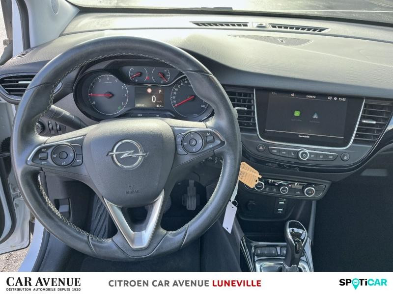 Occasion OPEL Crossland X 1.2 Turbo 110ch Design 120 ans BVA Euro 6d-T 2019 Blanc Glacier/Toit Noir Profond 12990 € à Toul