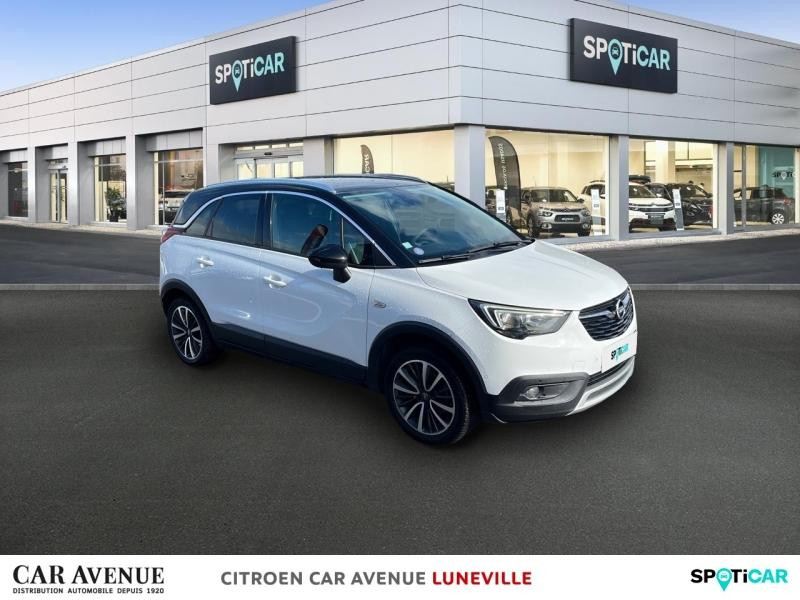 Occasion OPEL Crossland X 1.2 Turbo 110ch Design 120 ans BVA Euro 6d-T 2019 Blanc Glacier/Toit Noir Profond 12990 € à Toul
